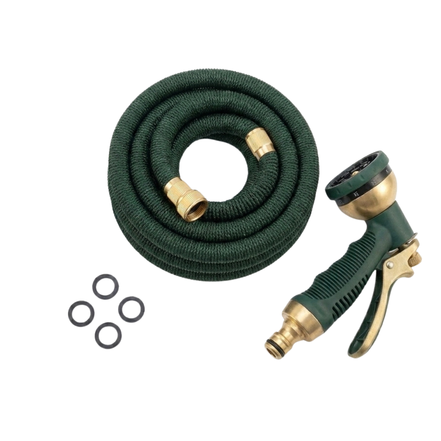 50 Feet Aluminum Water Hose 650 PSI - Tangle-Free Flow System