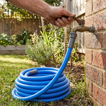 150 PSI 50 ft Water Hose with Aluminum Connectors – Hybrid Polymer