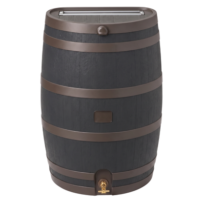 Flat Back Water Tank 50 Gallon Rain Barrel with Brass Faucet