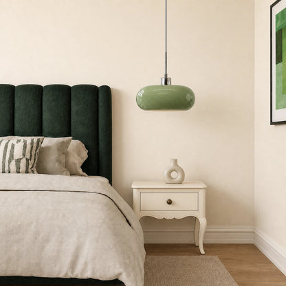 Elegant Geometric Glass Ceiling Fixture with E27 Socket