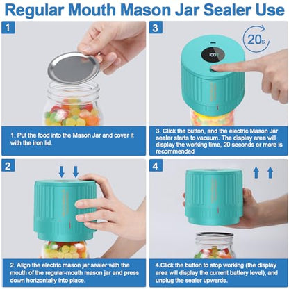 SealGuard Automatic Jar Sealer for Superior Food Storage