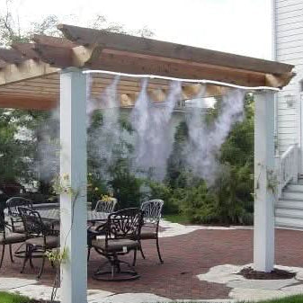 Effortless Garden Mist System for Ultimate Outdoor Coolness