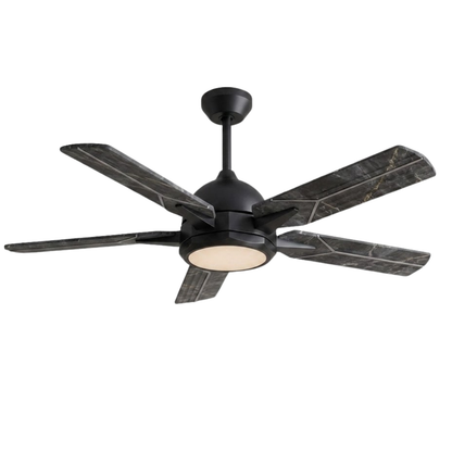52-Inch Ceiling Fan with LED Light, Remote Control and App Integration