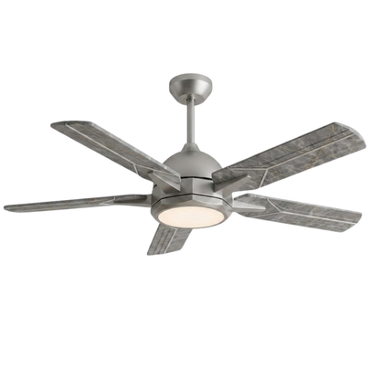 52-Inch Ceiling Fan with LED Light, Remote Control and App Integration