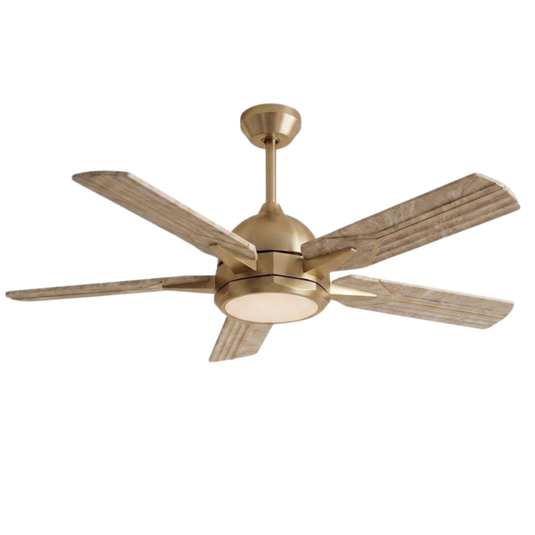 52-Inch Ceiling Fan with LED Light, Remote Control and App Integration