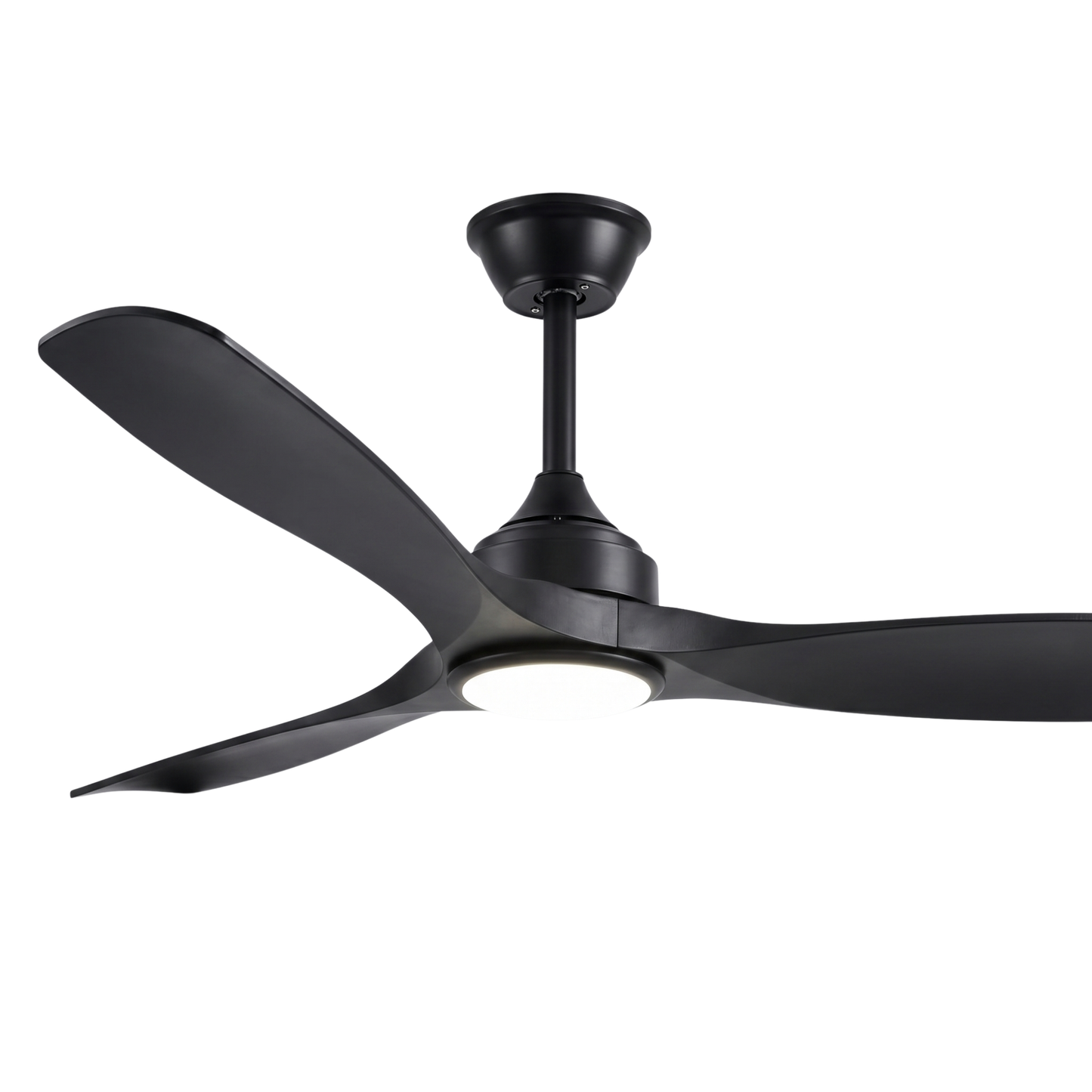 52-Inch Remote-Controlled Ceiling Fan with Light and 6-Speed Timer