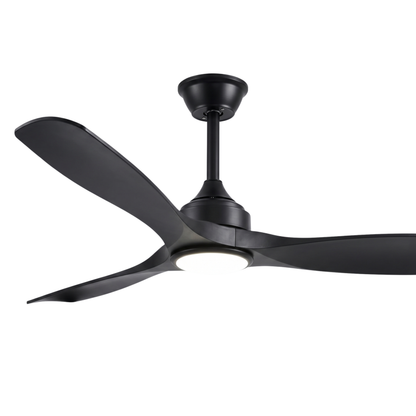 52-Inch Remote-Controlled Ceiling Fan with Light and 6-Speed Timer