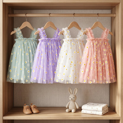 Tulle Baby Dress in Floral Design