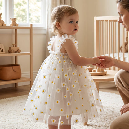 Tulle Baby Dress in Floral Design