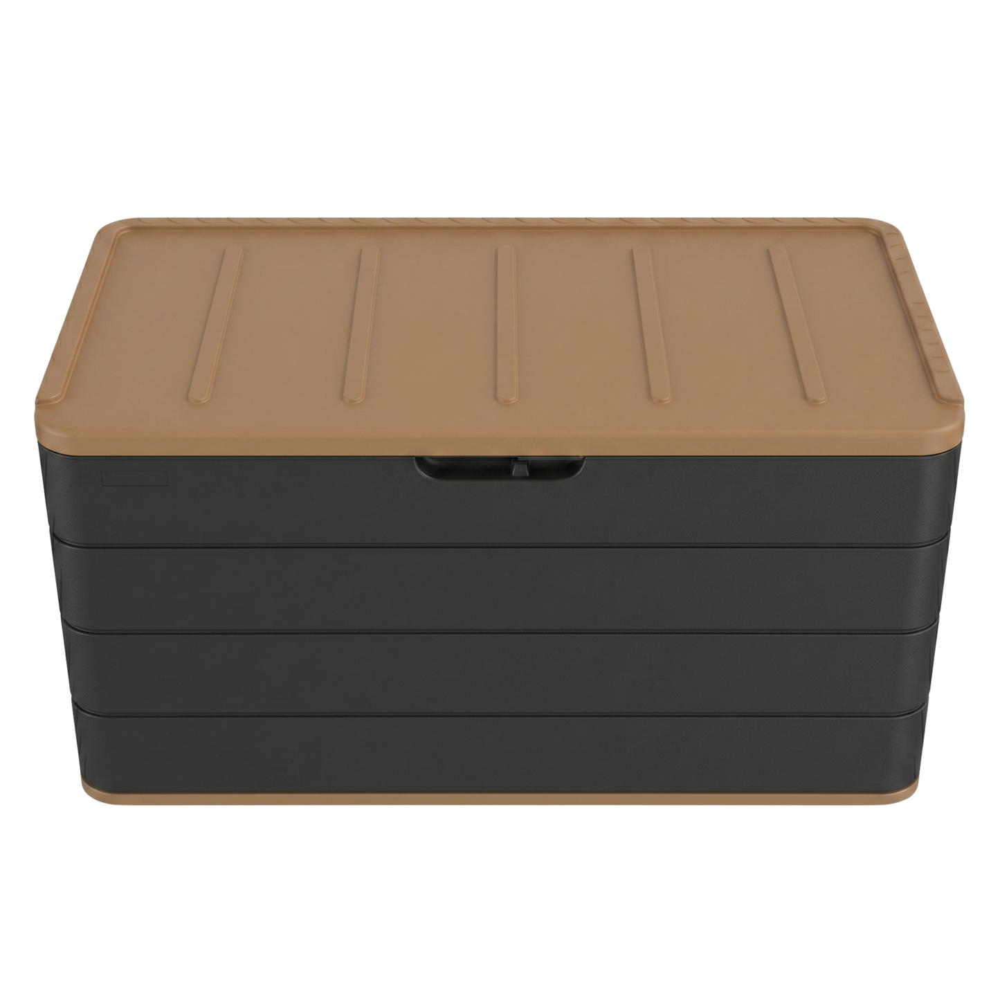 Resin Storage Bin with Lid - 568 L Yard Equipment Organizer