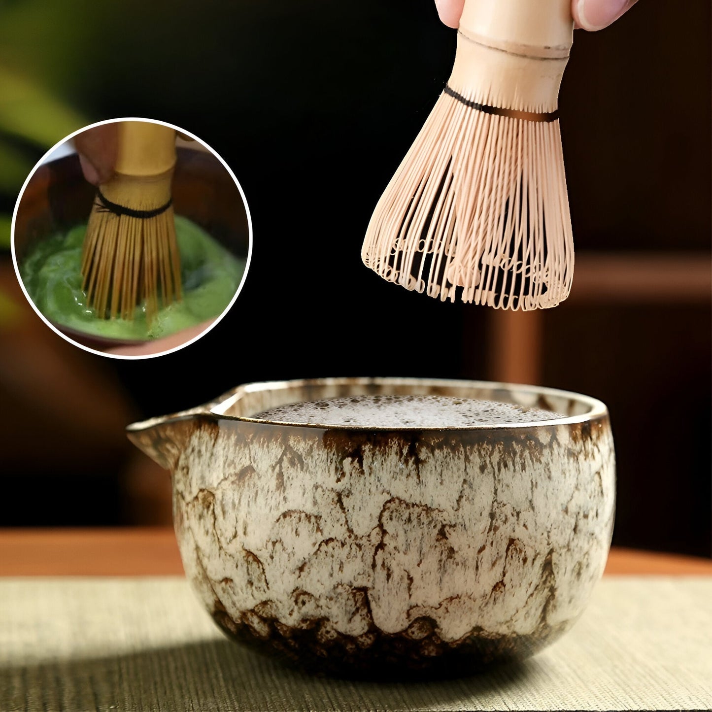 Elegant Matcha Preparation Set - 6 Essential Pieces