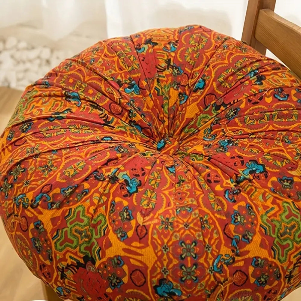 Vibrant Bohemian Meditation Cushion for Ultimate Comfort