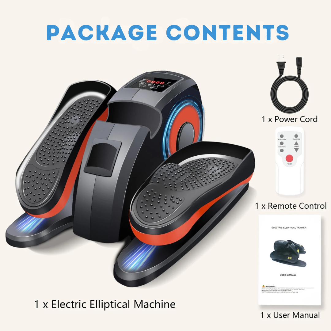 Leg Exerciser for Under Desk Use – Compact Elliptical Trainer