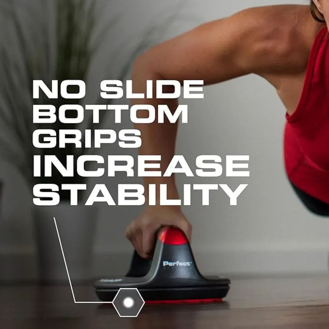 Fitness Training Push-Up Handles with Rotating Grip