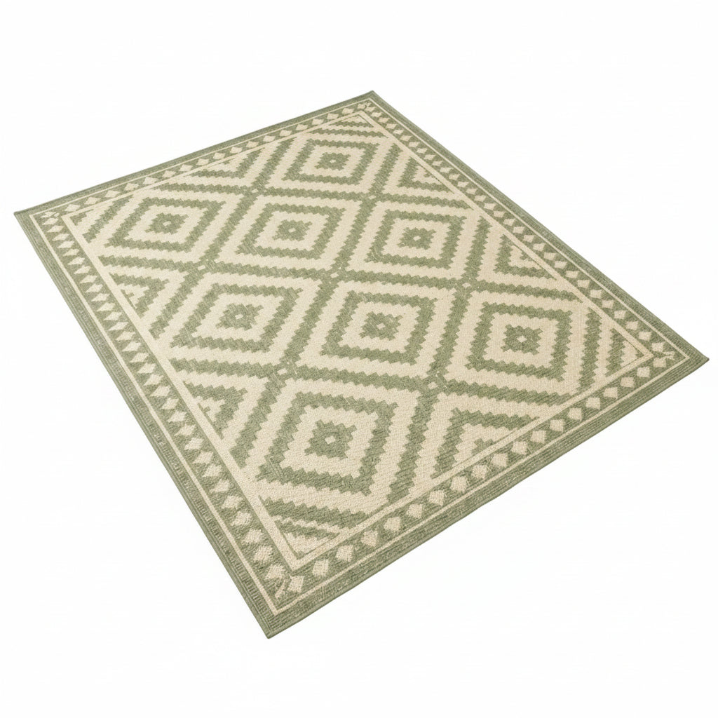 Reversible Outdoor Rug 5x8 ft – Polypropylene for Patio and Deck