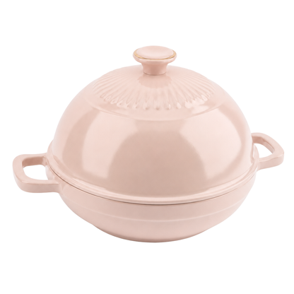 Enameled Cast Iron Bread Baker with Dome Lid – 6 Quart Capacity