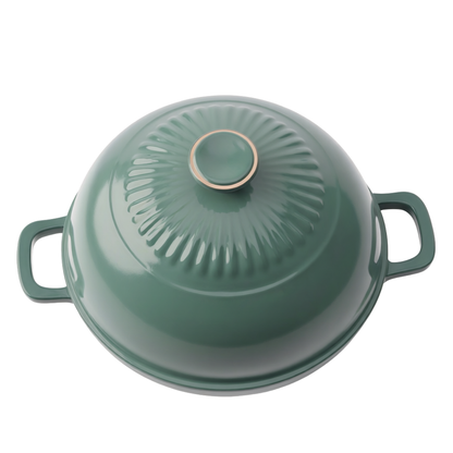 Enameled Cast Iron Bread Baker with Dome Lid – 6 Quart Capacity