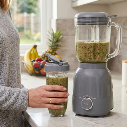 600W Versatile Blender Kit with 48oz Pitcher and 16oz Travel Cup