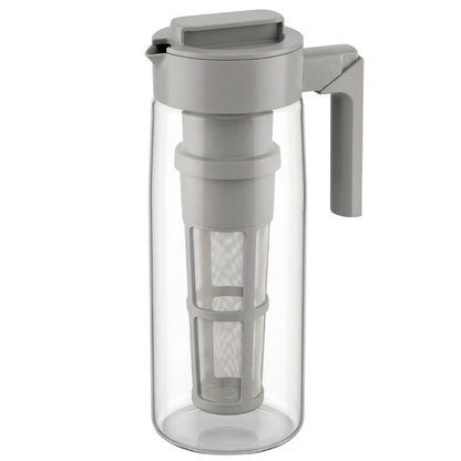 Cold Brew Coffee Pitcher with Airtight Lid - 64 oz Tritan