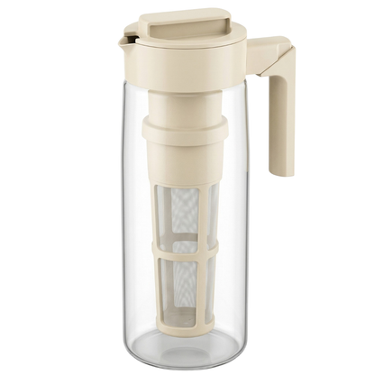Cold Brew Coffee Pitcher with Airtight Lid - 64 oz Tritan