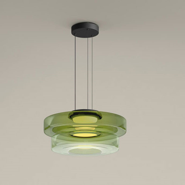Sleek Glass Pendant Light – Contemporary Hanging Fixture
