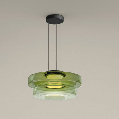 Sleek Glass Pendant Light – Contemporary Hanging Fixture