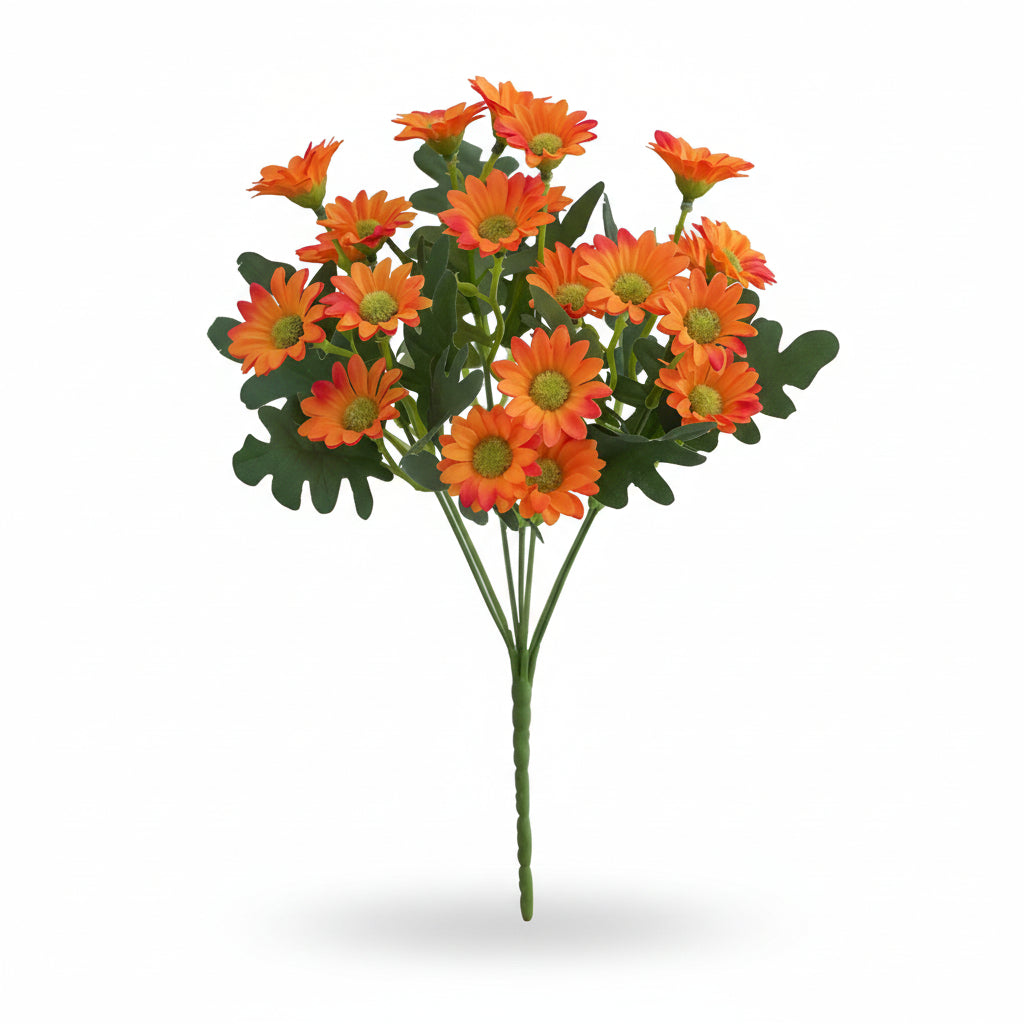 Vibrant Faux Daisy Bouquet for Effortless Home Decor
