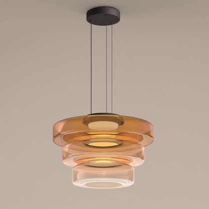 Sleek Glass Pendant Light – Contemporary Hanging Fixture