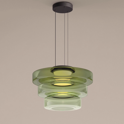 Sleek Glass Pendant Light – Contemporary Hanging Fixture