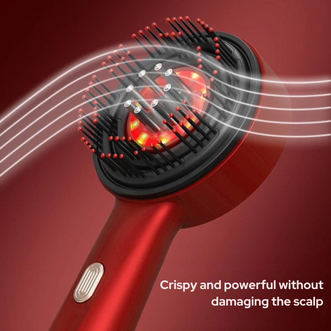 Scalp Massager Brush with Electric Vibration