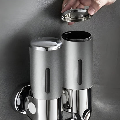 Sleek Marble-Style Wall Soap Dispenser for Effortless Use