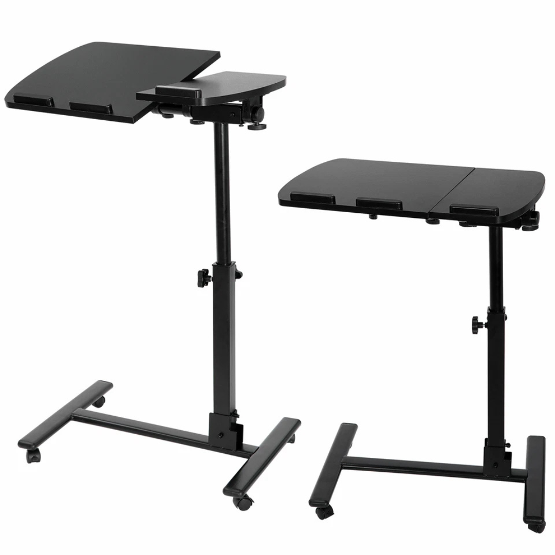 Adjustable Mobile Laptop Desk on Wheels