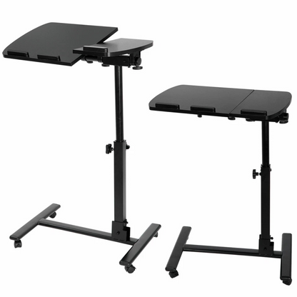 Adjustable Mobile Laptop Desk on Wheels
