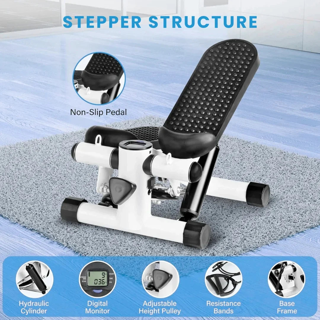 Compact Stepper with LCD Display for Cardio Workouts