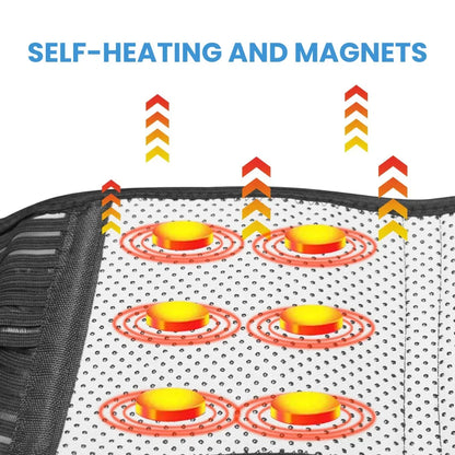 Waist Support Belt with Magnetic Self-Heating Features