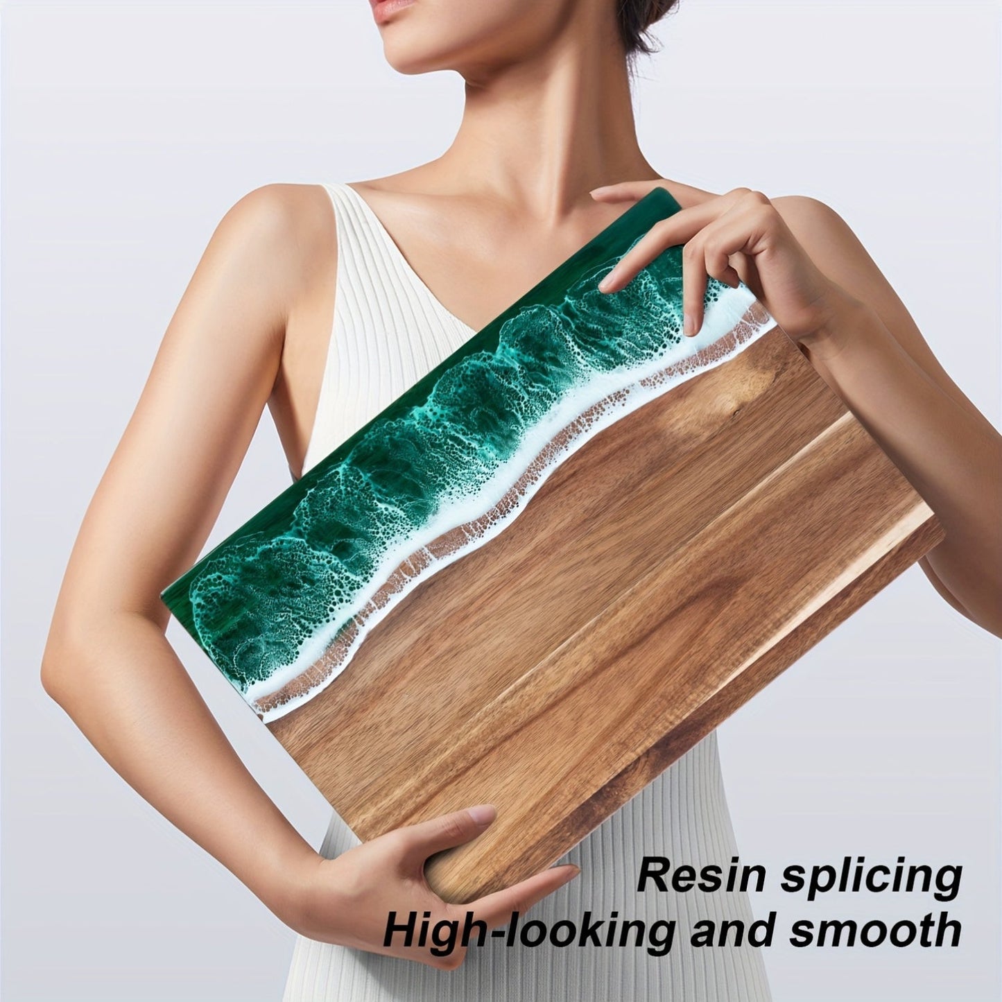 Coastal Charm Serving Board - Artisan Crafted Design