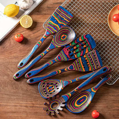 Essential 7-Piece Artisan Cooking Utensil Set