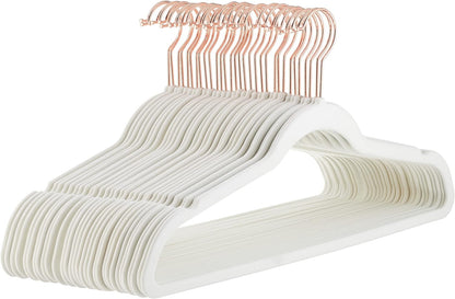 Elegant Velvet Slim Hangers for Optimal Closet Space – Pack of 10