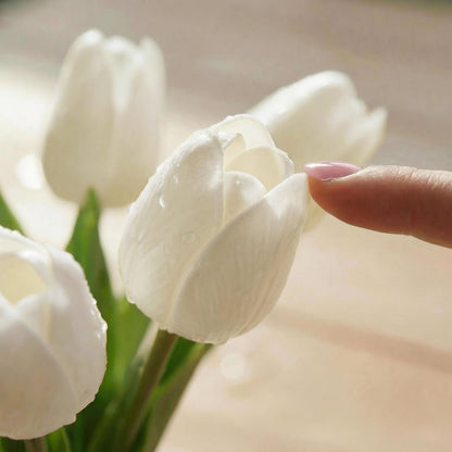 Lifelike Tulip Arrangement for Year-Round Elegance