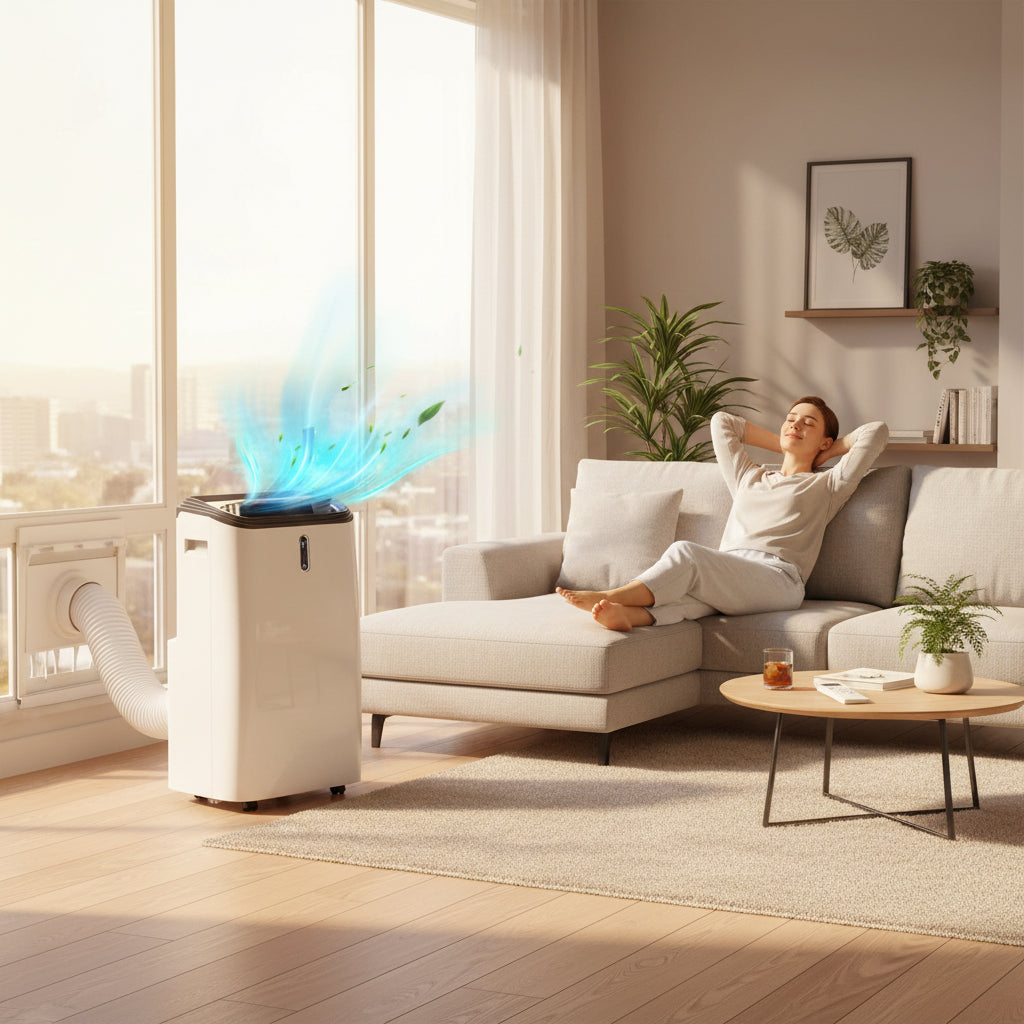 Versatile 12,000 BTU Air Cooler and Dehumidifier
