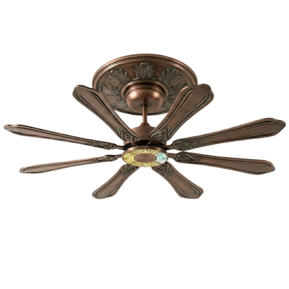 72-Inch Ceiling Fan Featuring Remote Control, 8 Blades, and LED Light