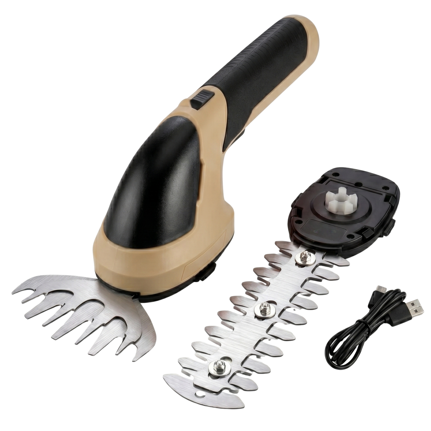 Cordless 2-in-1 Grass Shear and Hedge Trimmer - 7.2V Edge Cutter