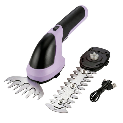 Cordless 2-in-1 Grass Shear and Hedge Trimmer - 7.2V Edge Cutter