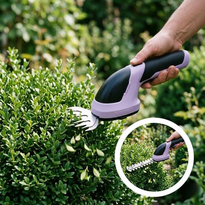 Cordless 2-in-1 Grass Shear and Hedge Trimmer - 7.2V Edge Cutter