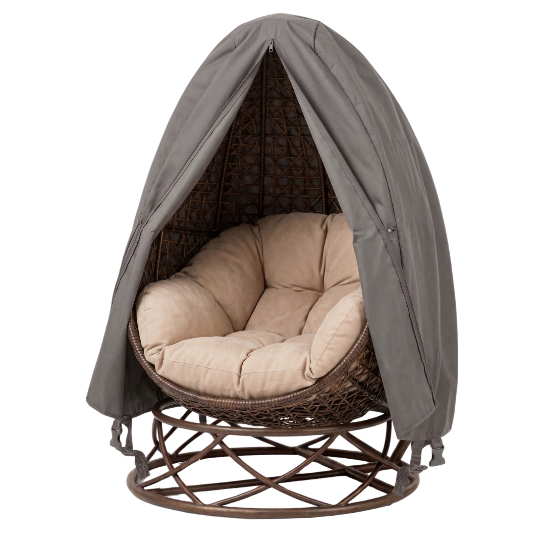 Outdoor Egg Chair Cover 75 x 45 Inches with PVC Coating