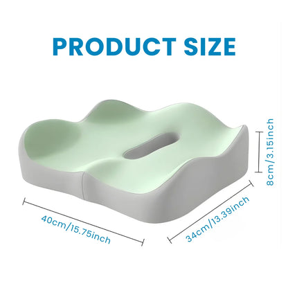 3-Zone Seat Cushion with Ergonomic Design