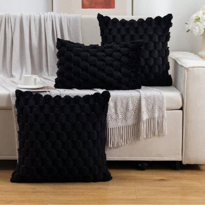 Soft Weave 3D Cushion Cover – Cozy Elegance for Your Home