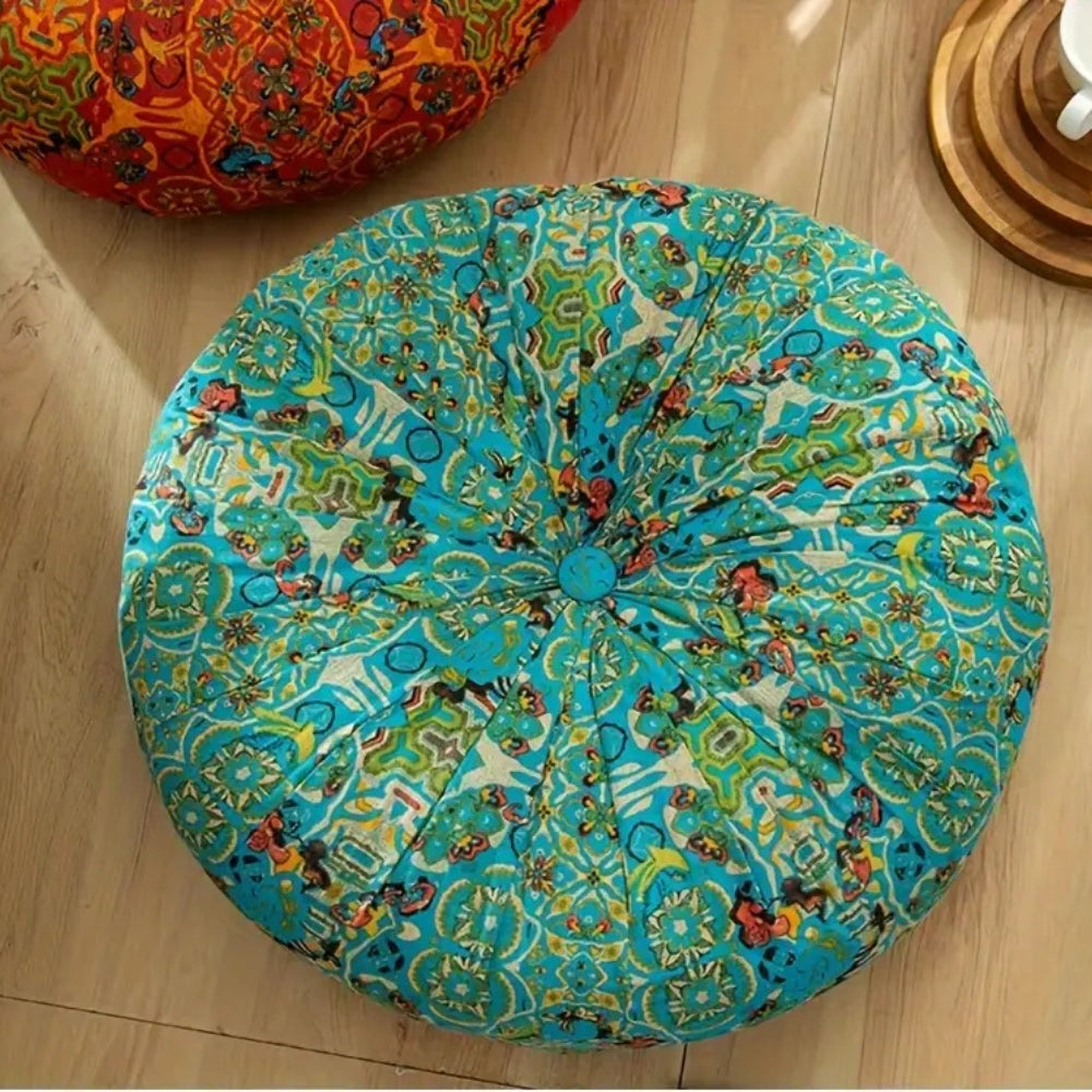 Vibrant Bohemian Meditation Cushion for Ultimate Comfort