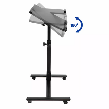Adjustable Mobile Laptop Desk on Wheels