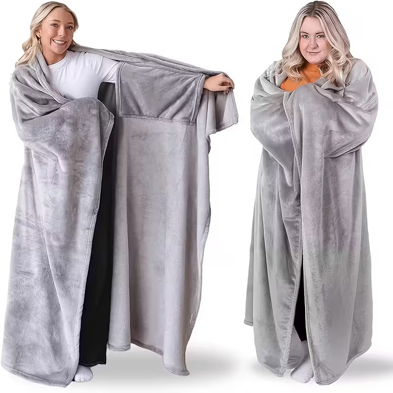 Cozy Wearable Blanket for Comfort and Warmth